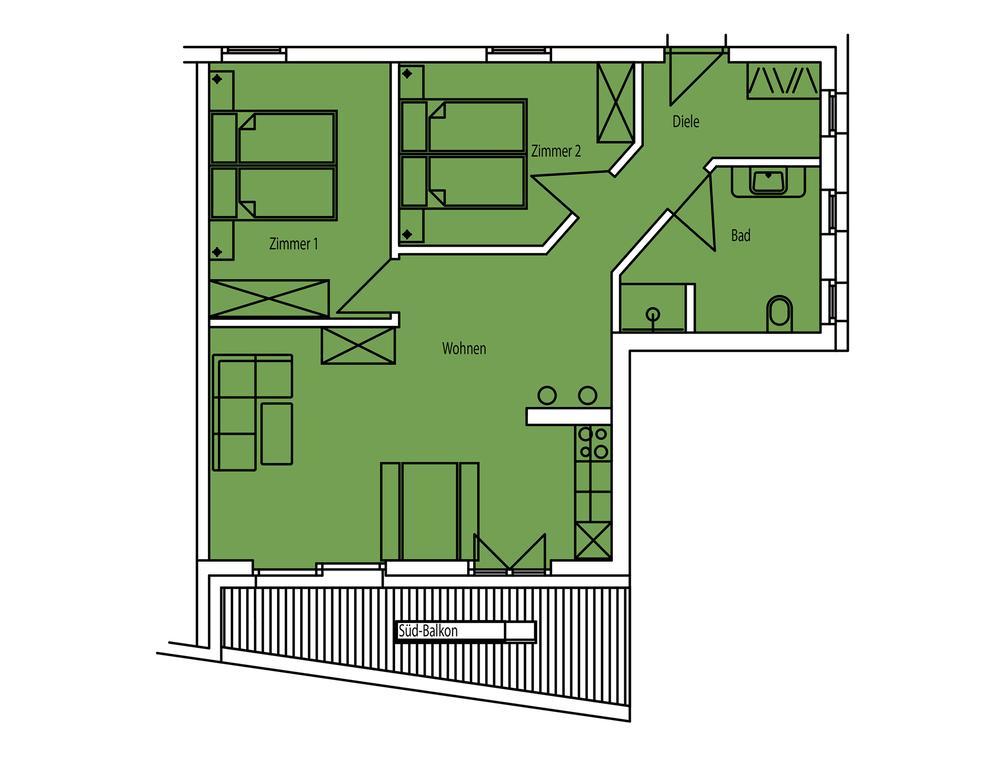 Kasperhof Apartments Innsbruck Top 6 - 7 Kültér fotó